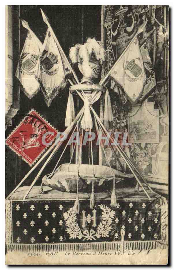 CPA Pau Le Berceau D Henri IV