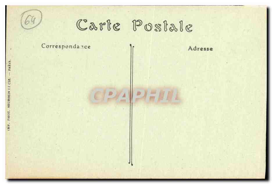 Pau — Vue générale prise de Jurançon — ND. Phot. — Rückseite
