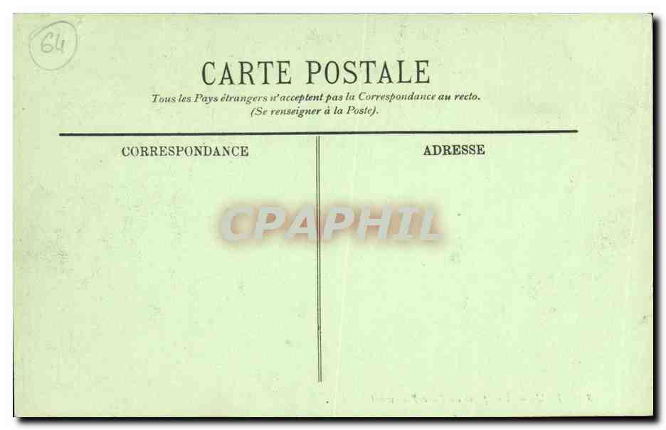 Pau — Vue prise au Parc Beaumont — LL. n° 181 — Verso