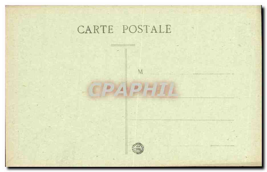 CPA Pau Chateau de Tapisserie des Gobelins Le Jardinage — Verso