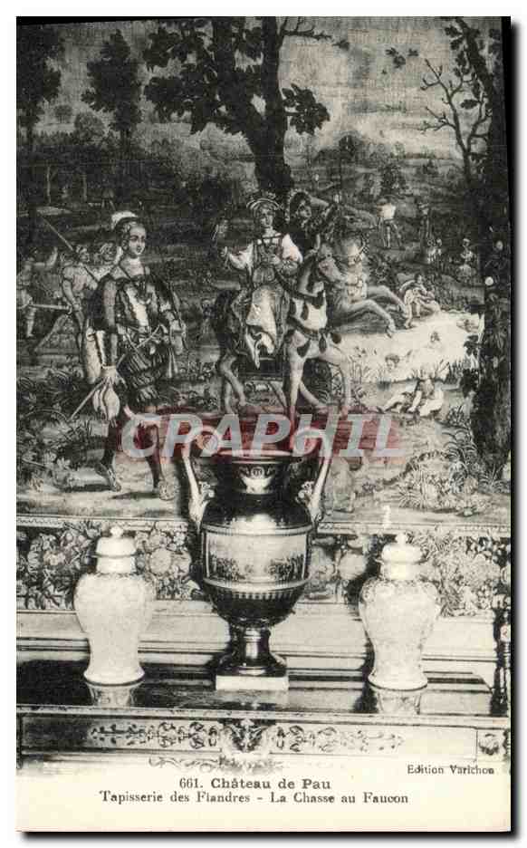 Schloss Pau — Flandern-Tapisserie — Die Jagd auf den Falken — Varichon-Ausgabe, Nr. 661