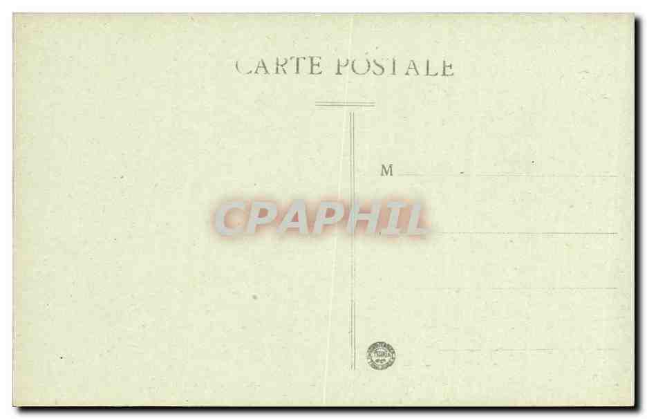 Château de Pau — Tapisserie des Gobelins - Eole — Édition Varichon, n° 581 — Verso
