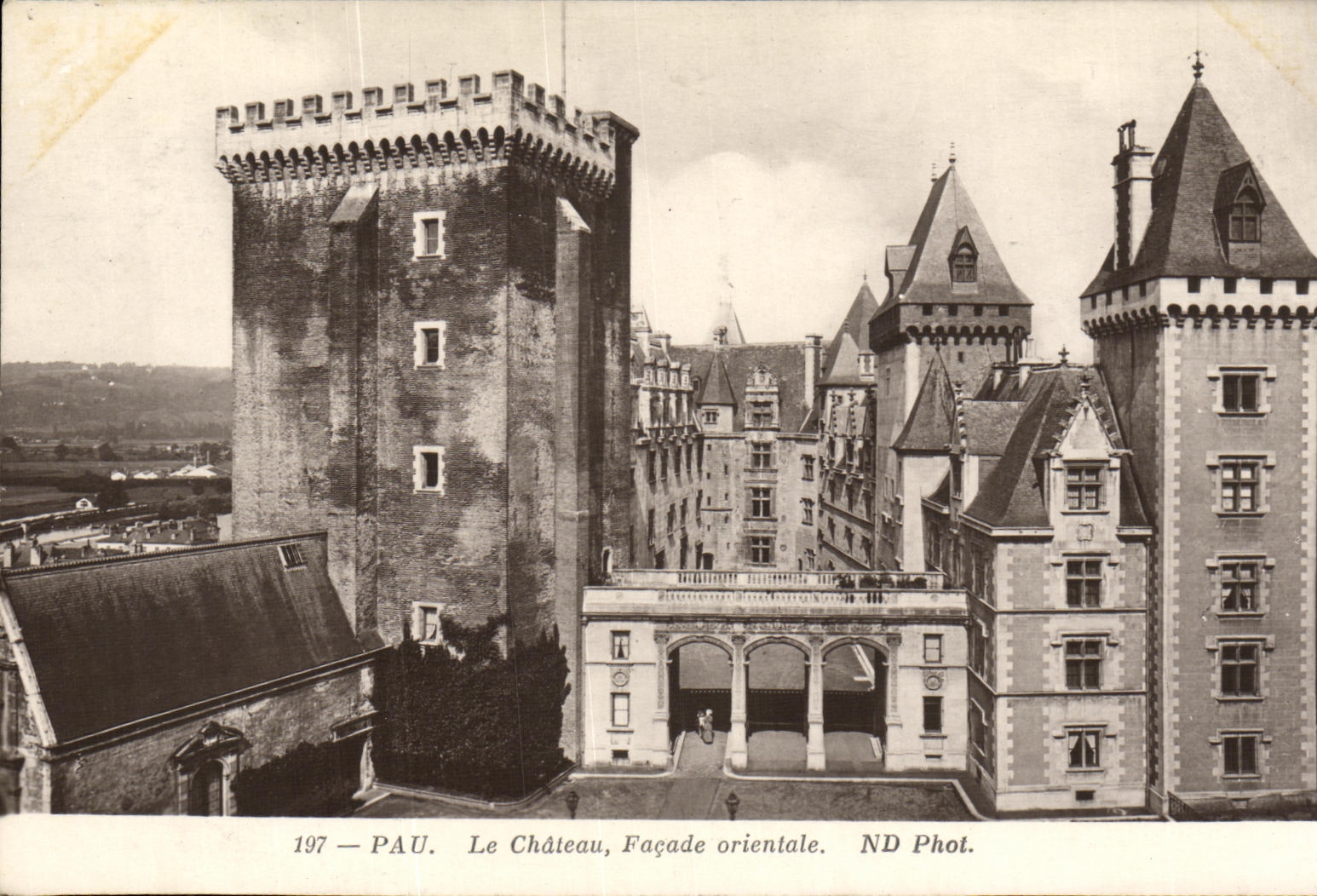 CPA Pau Le Chateau Facade Orientale