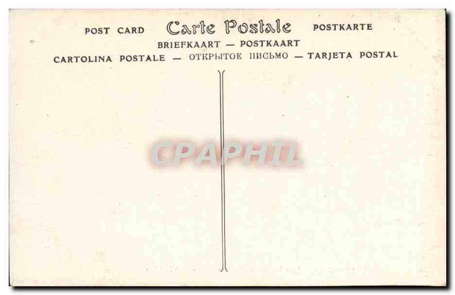 CPA Pau Le Chateau Facade Orientale — Rückseite