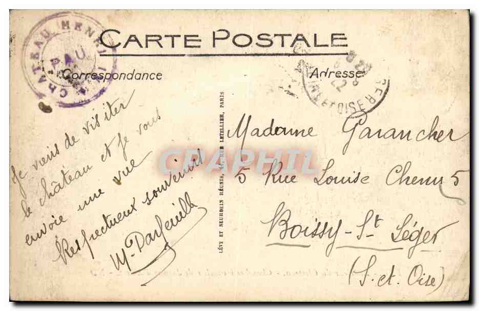 CPA Pau Interieur du Chateau Chambre a Coucher de Jeanne d Albret — Verso