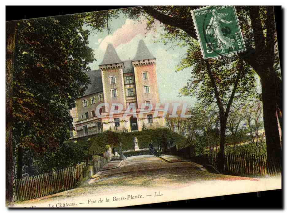 Le Château — Vue de la Basse-Plante — LL.