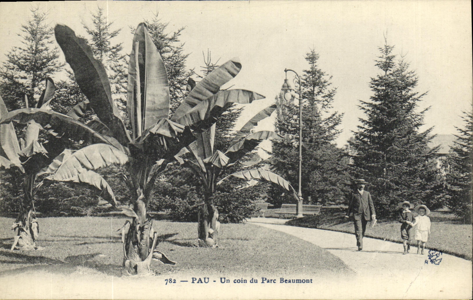 Pau - Un rincón del Parque Beaumont — editor R. (n° 782)