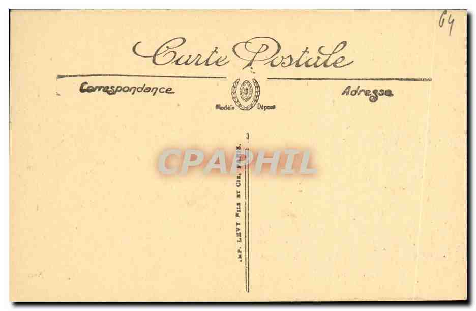 Pau — La Montée de la Gare — LL. — Selecta, n° 128 — Reverso