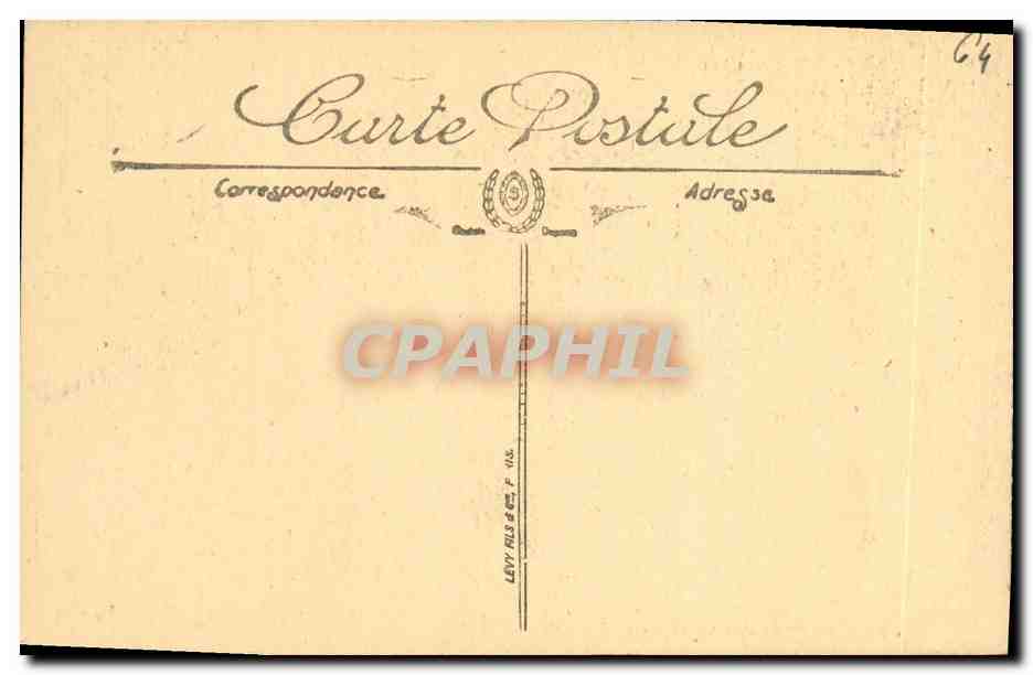 Pau — Il Castello visto da Jurançon — Selecta, n°23 — Verso