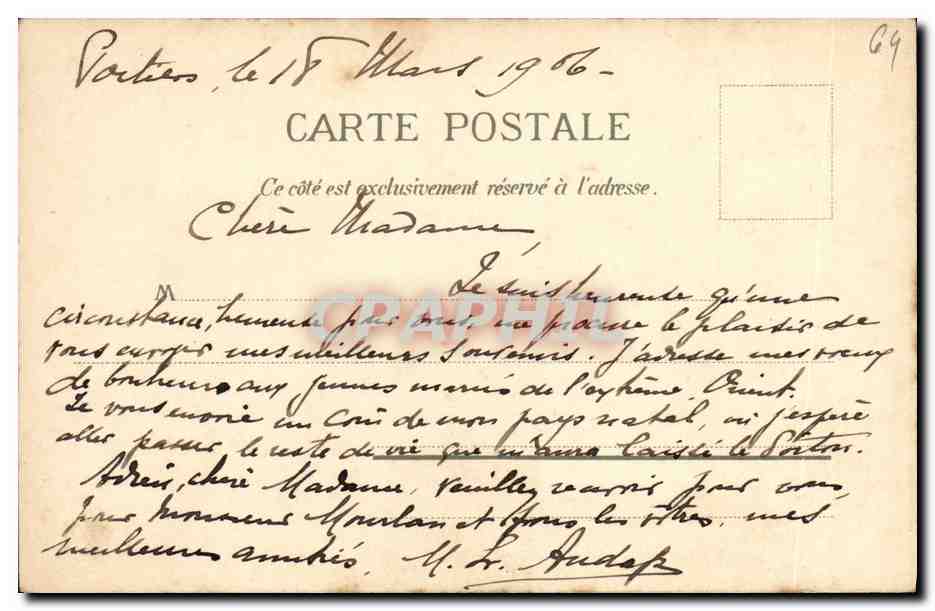 CPA Pau Pont de Jurancon — Rückseite