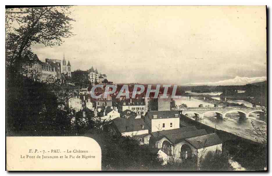 Pau - Le Pont de Jurançon et le Pic de Bigorre — E.P. - 7