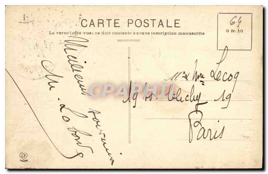 Le Pic du Midi et la Vallée d'Ossau — Vue prise des environs de Pau — Les Basses-Pyrénées — Phot. Labouche Fr. — Toulouse — Rückseite