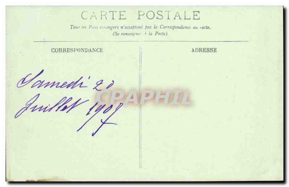 Pau — Une Fenêtre du Château — LL. n°44 — Verso