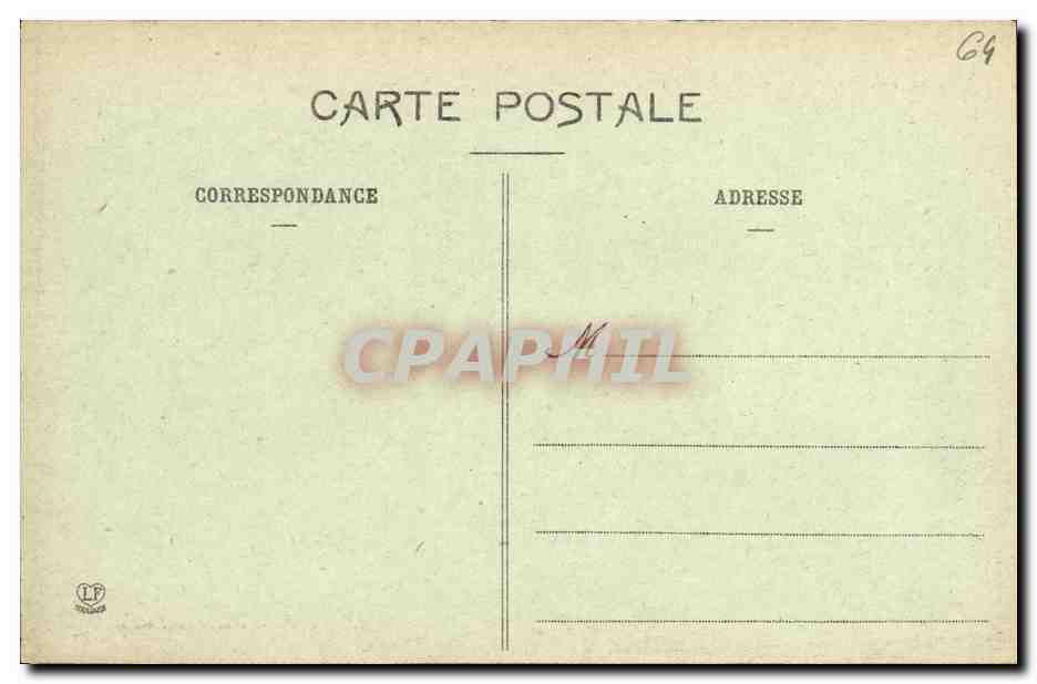 Pau - L'Hôtel de Ville — phototypie Laboche Frères, Toulouse, n°22 — Verso