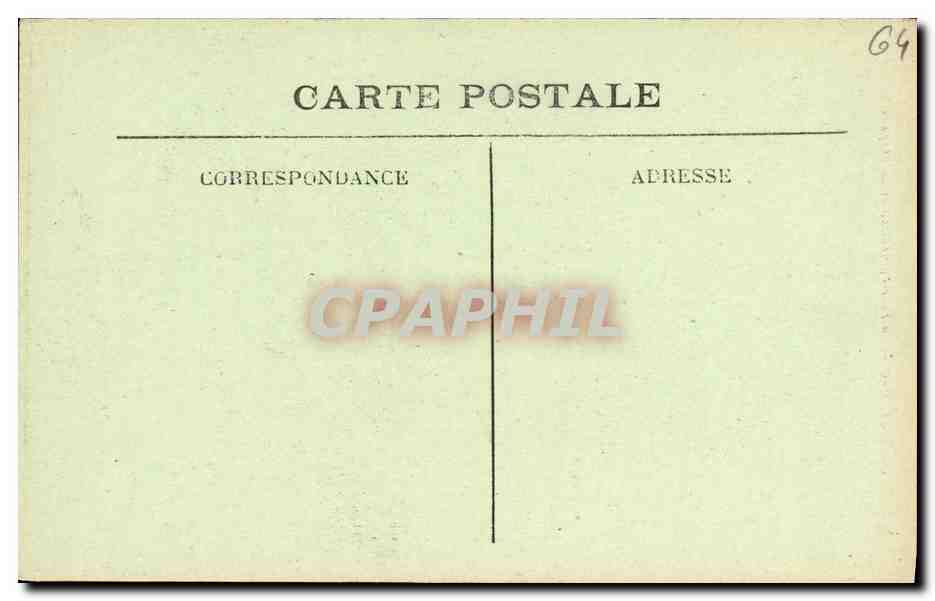 CPA Pau La Tour du Chateau et la Chapelle — Verso