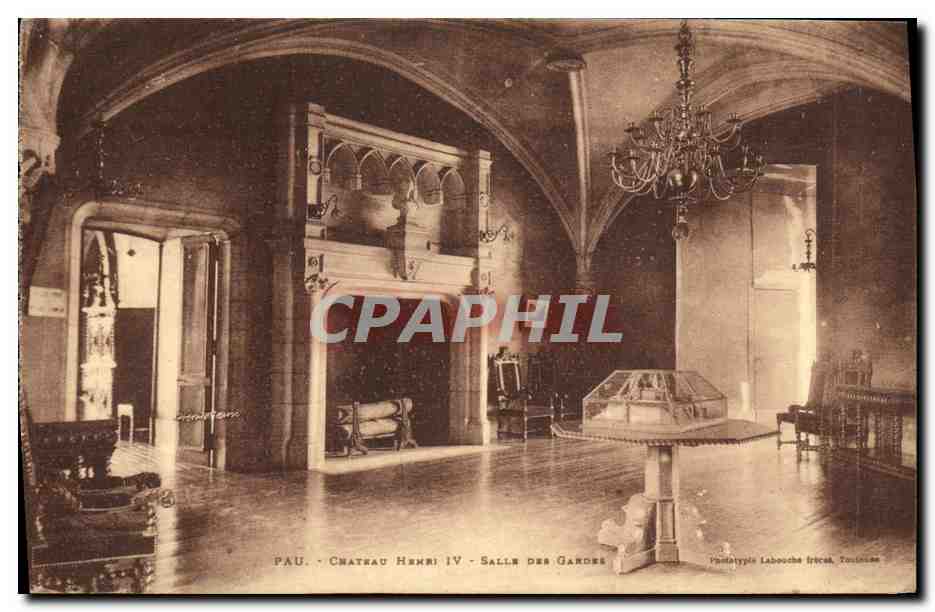 Pau - Château Henri IV - Salle des Gardes — Fantasytype Labouche Frères, Toulouse