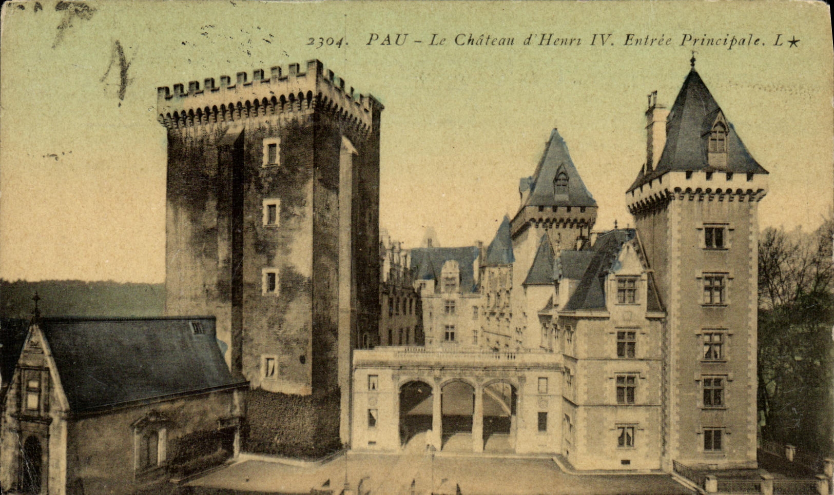 PAU – Le Château d'Henri IV. Entrée Principale. L★