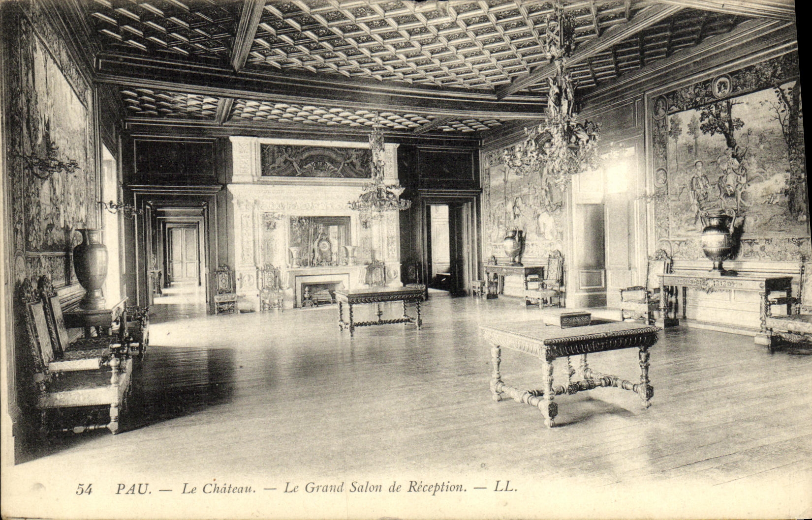 Pau — Le Château — Le Grand Salon de Réception — LL. — N° 54