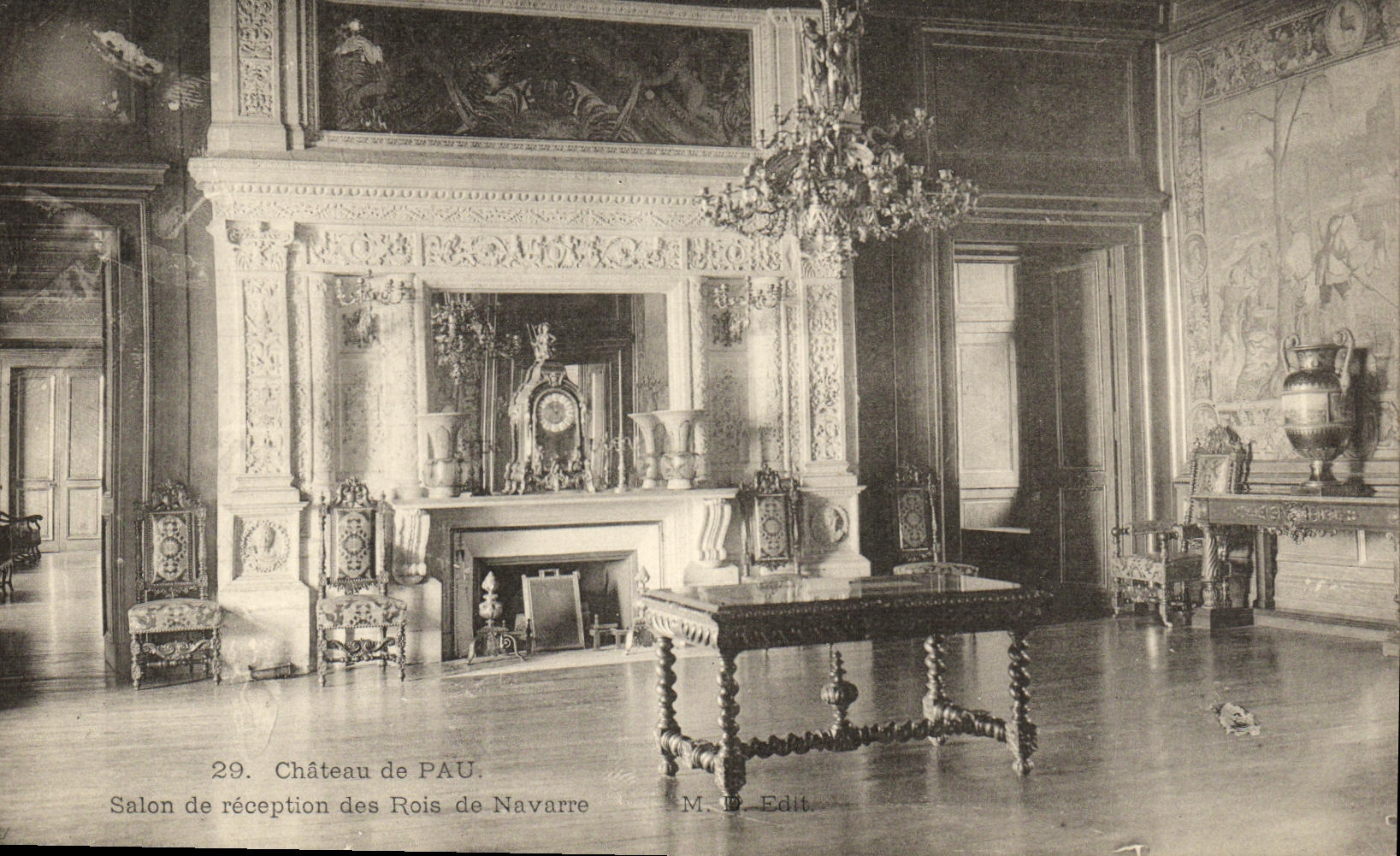 Château de PAU — Salon de réception des Rois de Navarre — M. E. Edit.