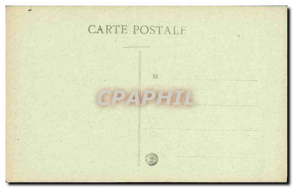 Château de Pau — Tapisserie des Flandres : La Pêche et le Jardinage — Édition Varichon, n°25 — Verso