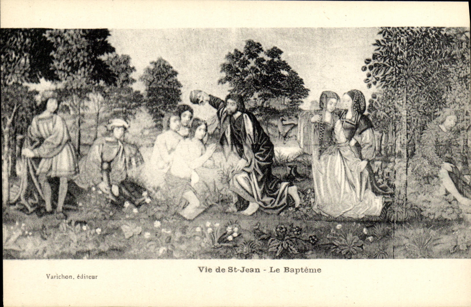 CPA Vie de Jean Le Bapteme Pau