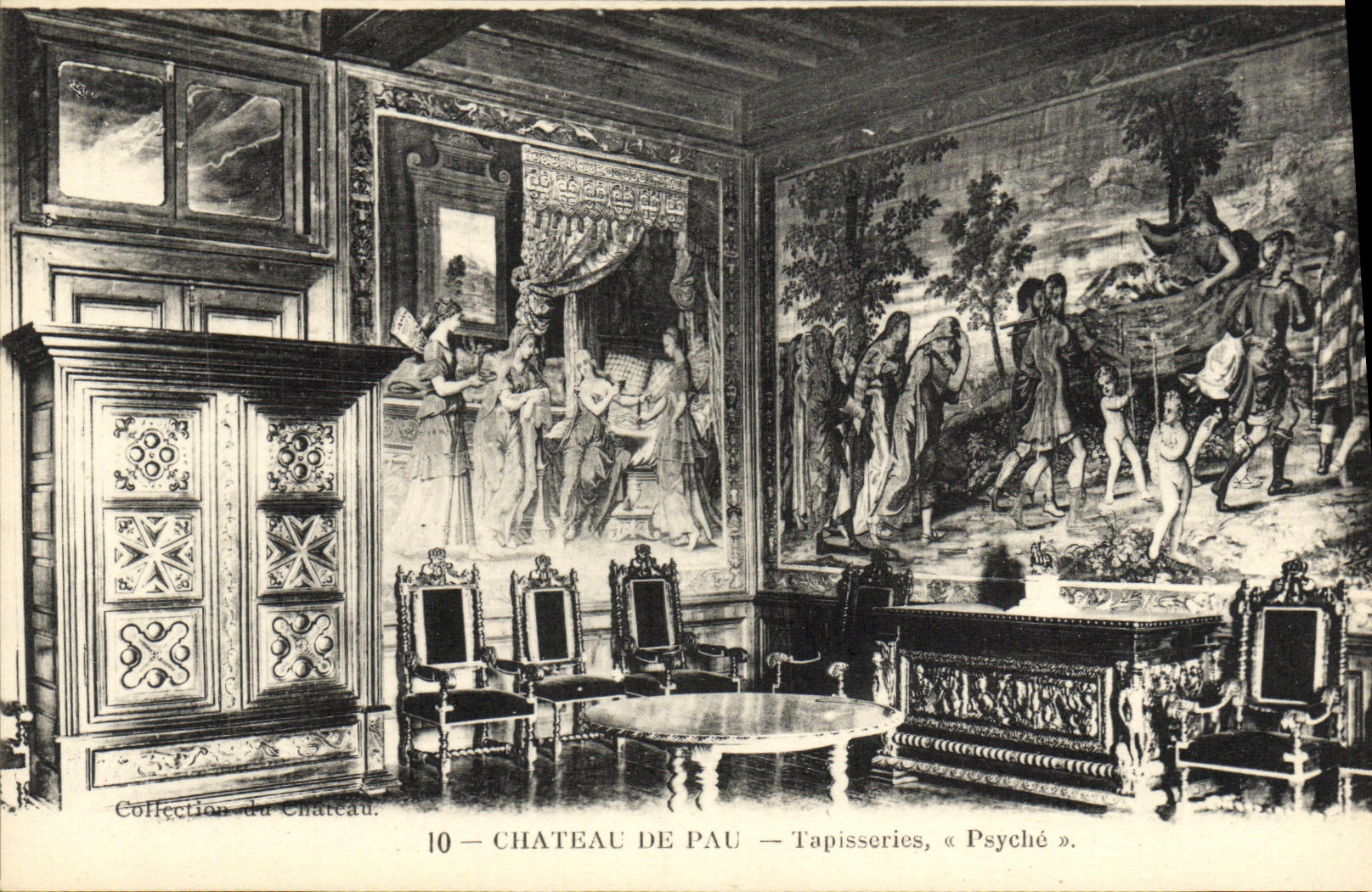 CPA Pau Chateau Tapisserie Psyche