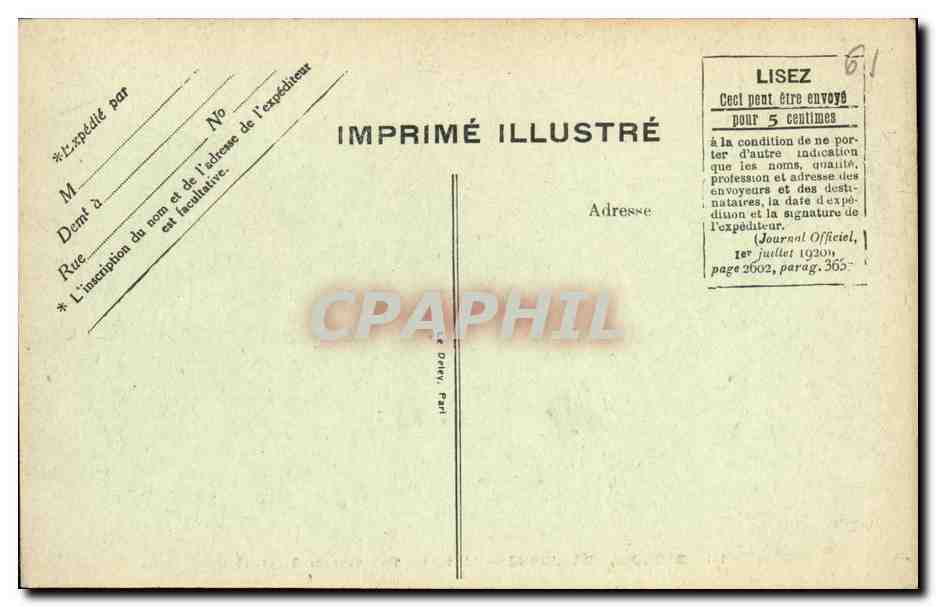 Bagnolles-de-l'Orne — La escalera de honor del Grand-Hôtel — n°121 — Reverso