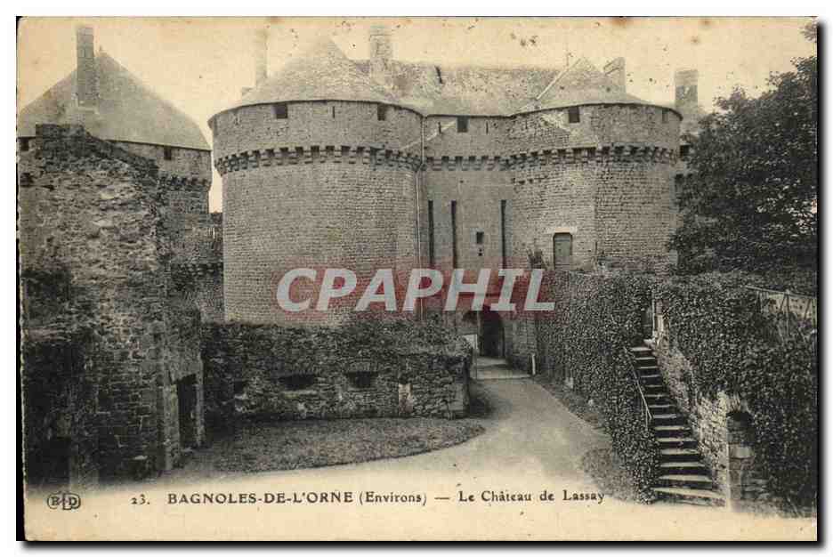 Bagnoles-de-l'Orne (Entornos) — El Castillo de Lassay — editor BPD, n°23
