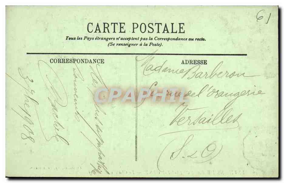 CPA Environs de Bagnoles De L Orne Le Chateau de Lassay — Rückseite