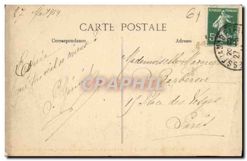Bagnolés-de-l'Orne — Le Château Goupil ou de la Roche-Bagnolés — BLD, n°21 — Rückseite