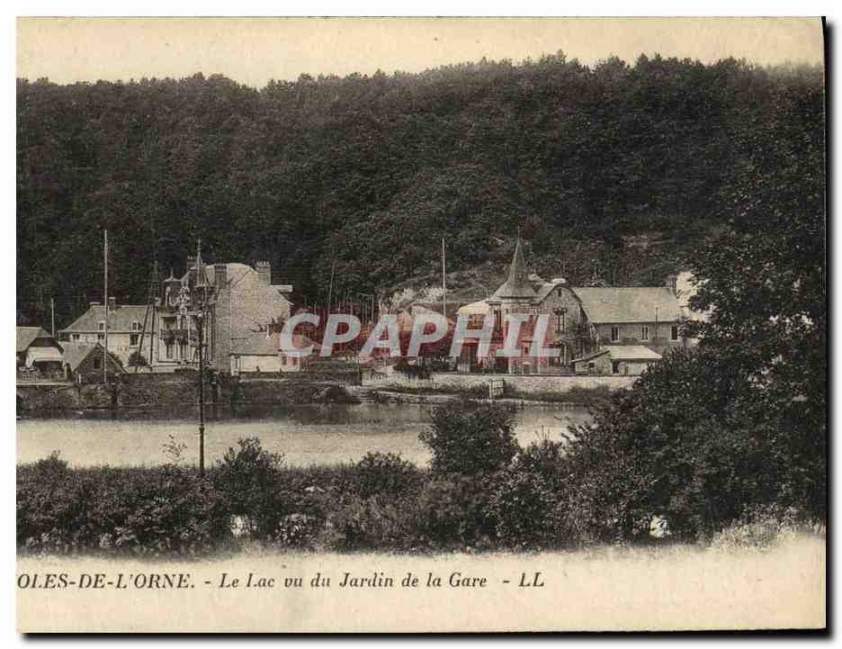 OLES-DE-L'ORNE - Blick auf den See vom Garten der Station - LL