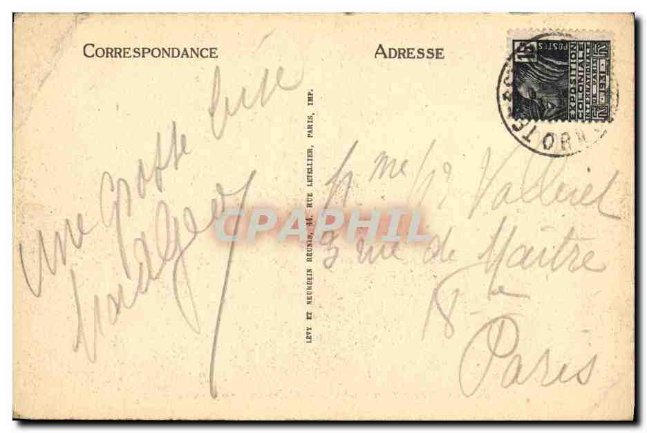 Bagnolles-de-l'Orne — La Avenida del Dante — LL — Reverso