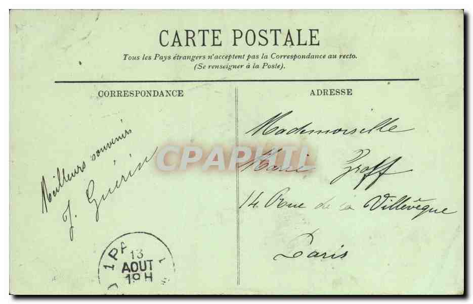 CPA Bagnoles De L Orne Les Bains et La Gondoniere — Rückseite