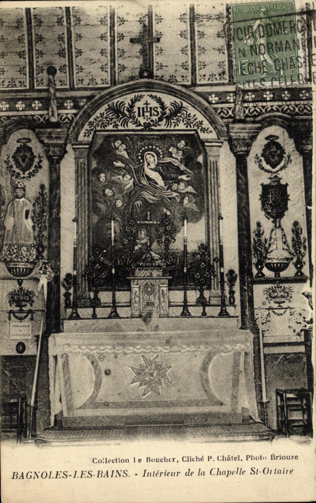 CPA Bagnoles De L Orne Interieur de la Chapelle St Oraire