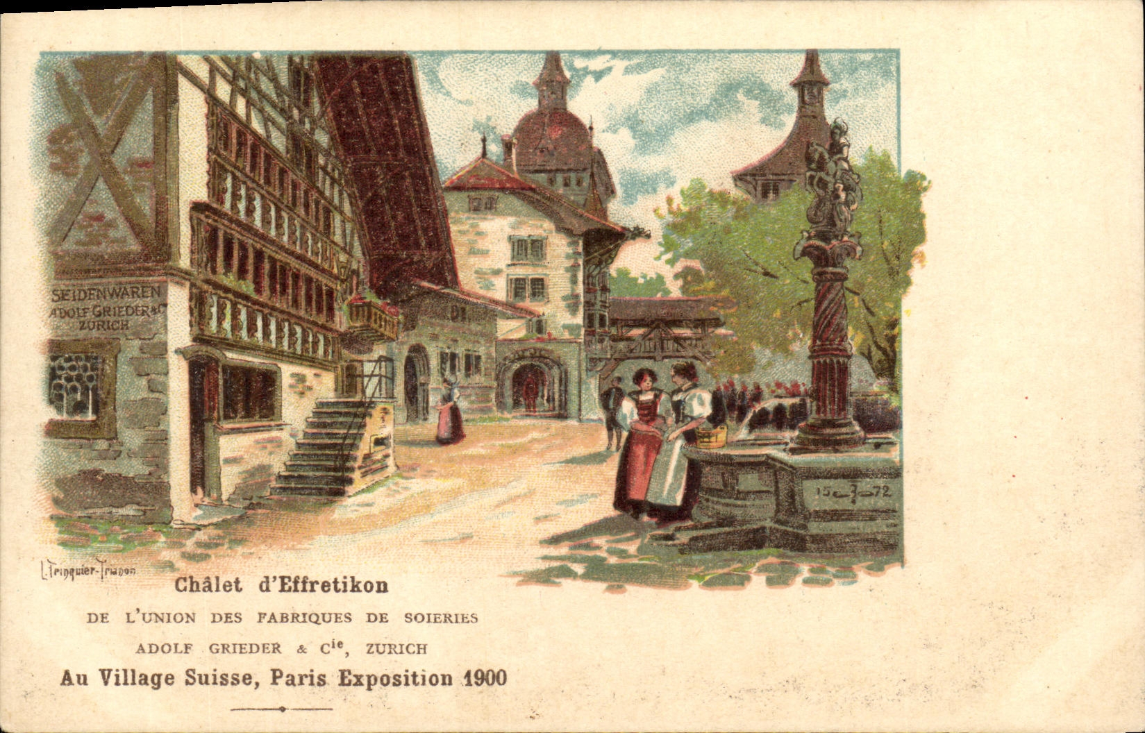 Châlet d'Effretikon — Exposition 1900 — L'ingrigger Fragon