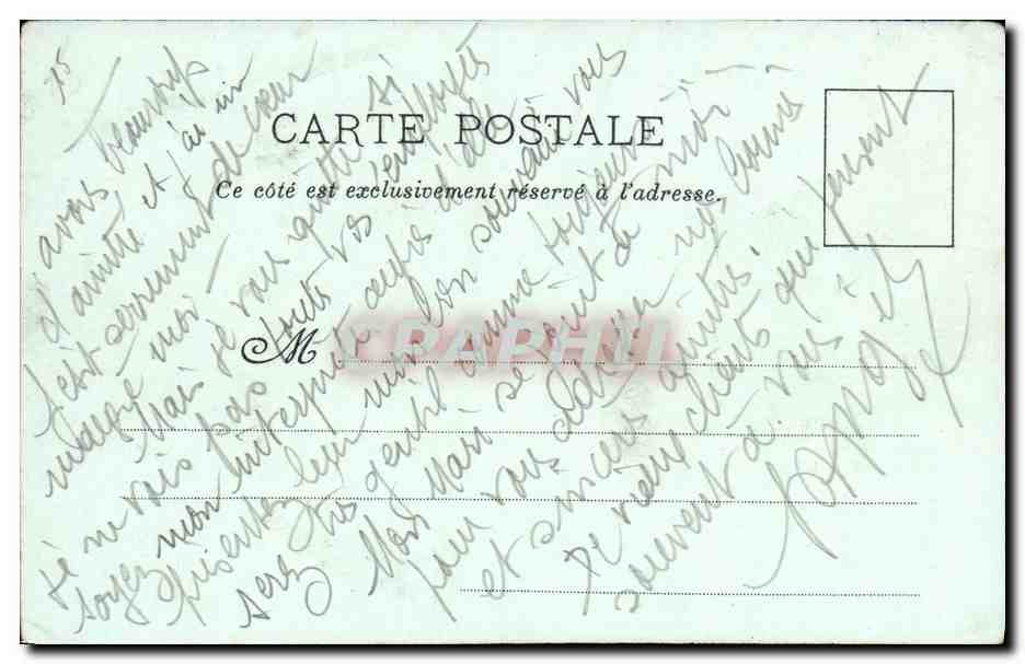 CPA Paris Exposition universelle 1900 Esplanade des Invalides  — Verso