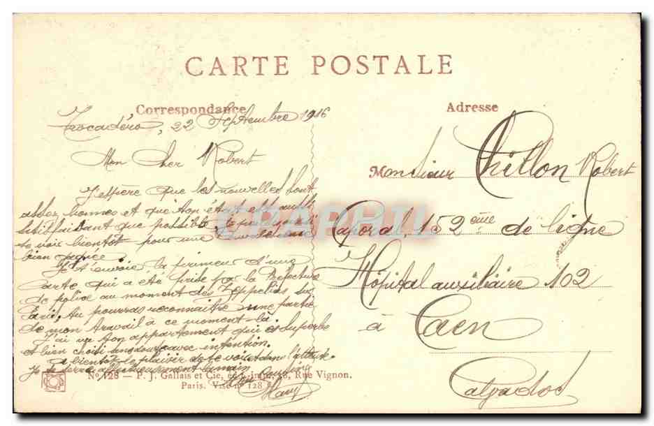 CPA Ferrand Les Zeppelins sur Paris L Alerte La Chasse Musee retrospectif de la prefecture de Paris Pompiers — Rückseite