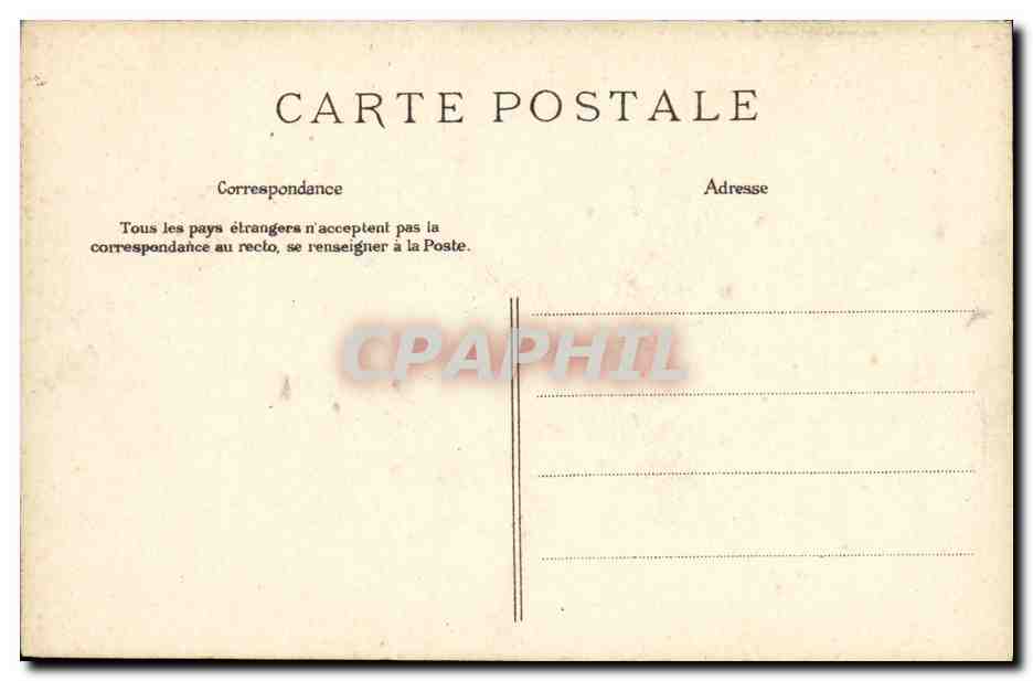 CPA Paris Le Point Du Jour Toue Eiffel — Rückseite