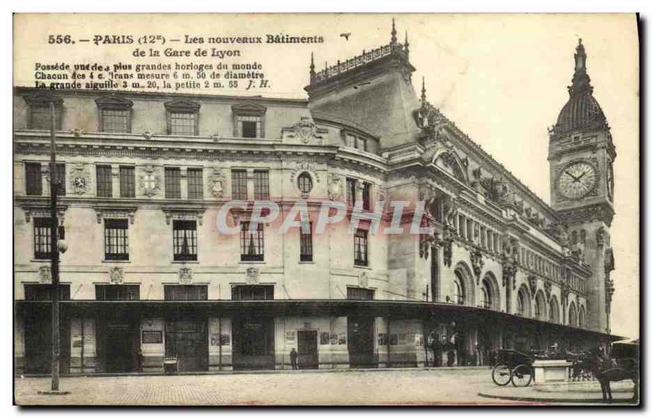CPA Paris Les nouveaux batiments de la Gare de lyon