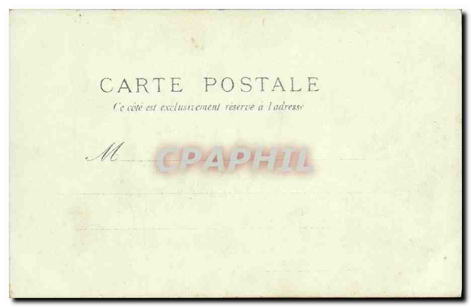La Rue d'Alger — Exposition Universelle 1900 — Éditeur non identifié — Verso