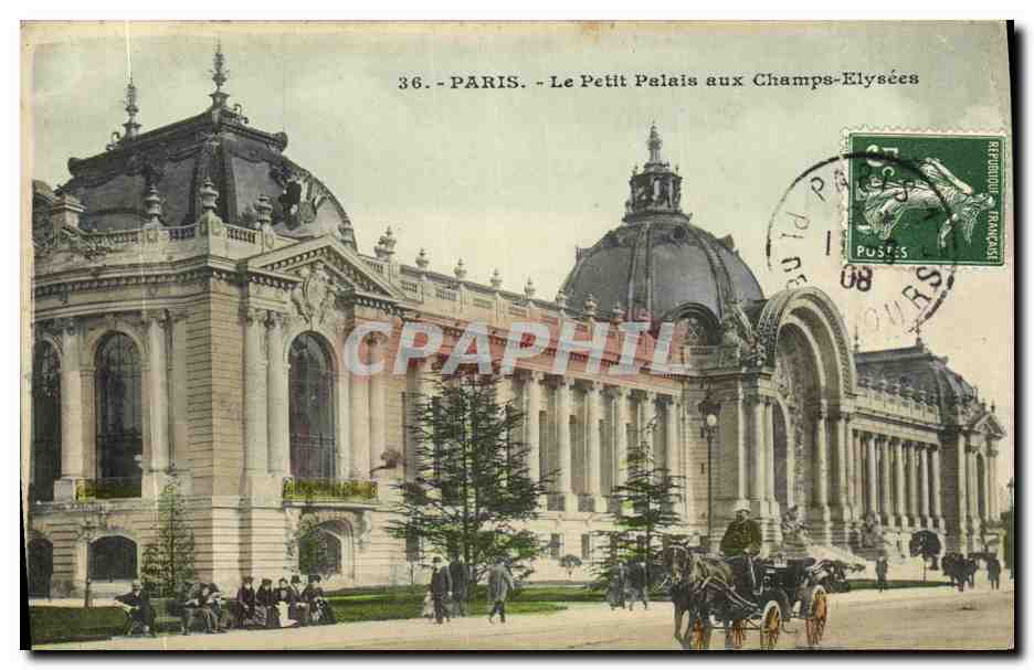 CPA Paris Le Petit Palais Aux Champs Elysees
