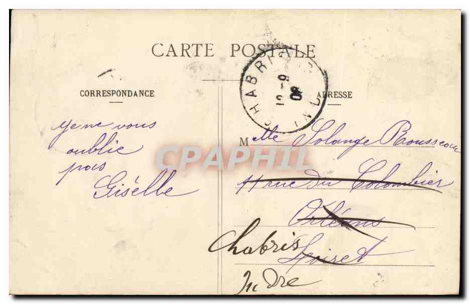 CPA Paris Le Petit Palais Aux Champs Elysees — Rückseite