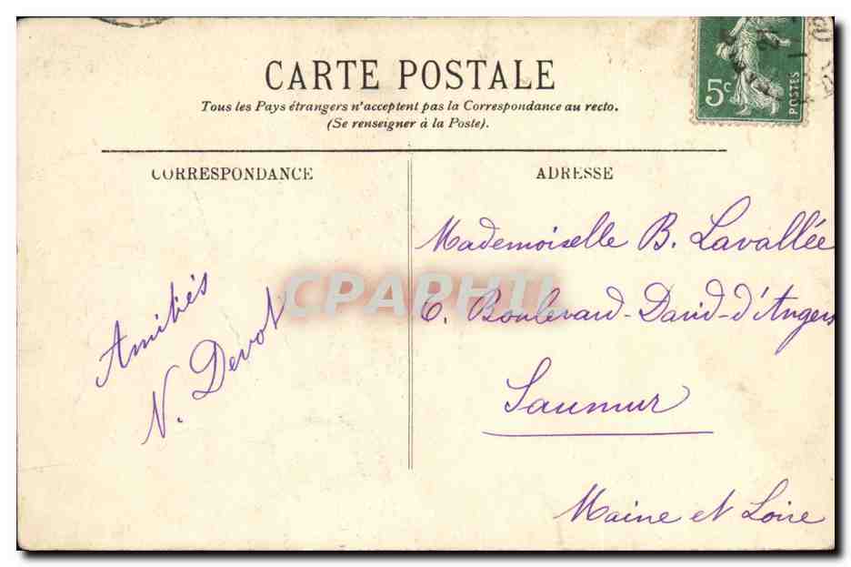 CPA Paris Francoise Marguerite du Sacre Coeur de Montmartre Cloche  — Rückseite