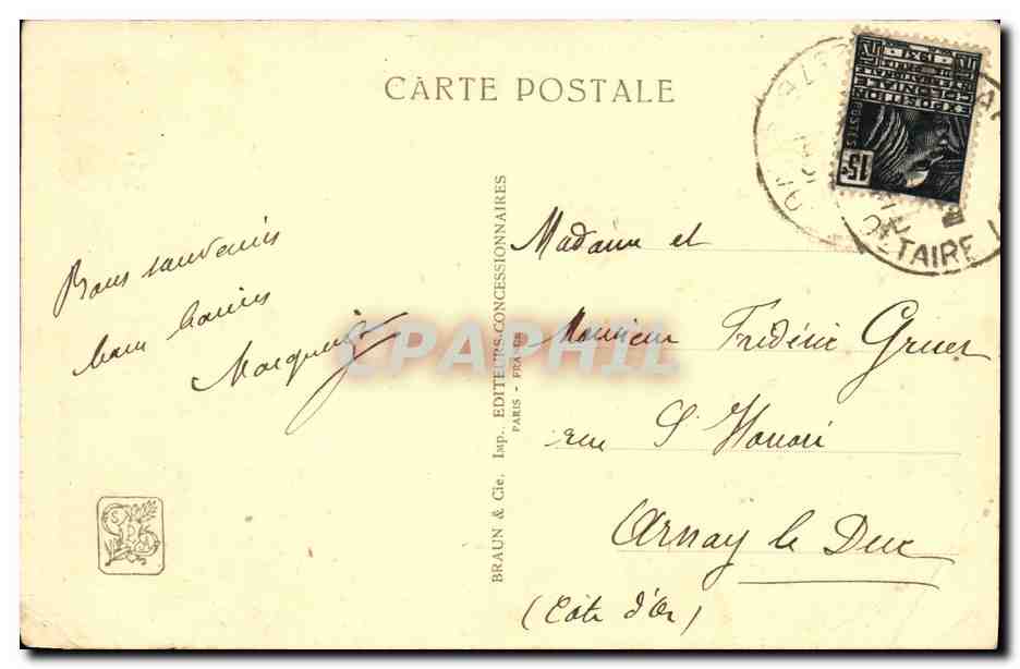 CPA Paris Expostion Coloniale Internationale 1931 Musee des colonies  — Rückseite