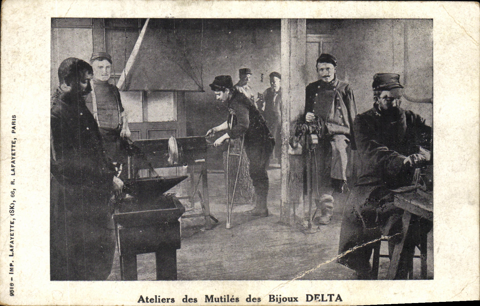 CPA Paris Ateliers des mutiles des bijoux Delta