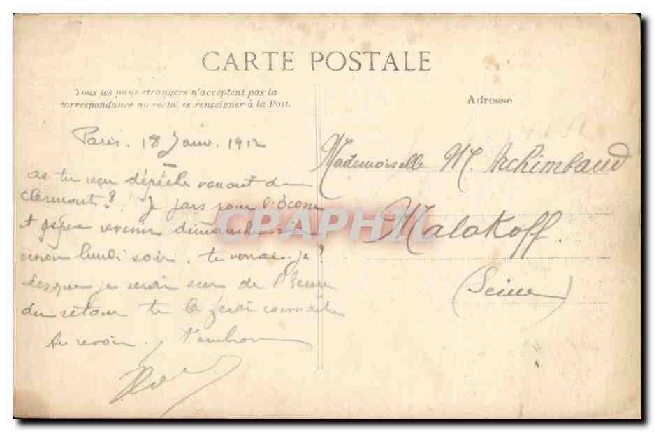 CPA Paris Ecluse de la Monnaie et le Pont neuf — Rückseite