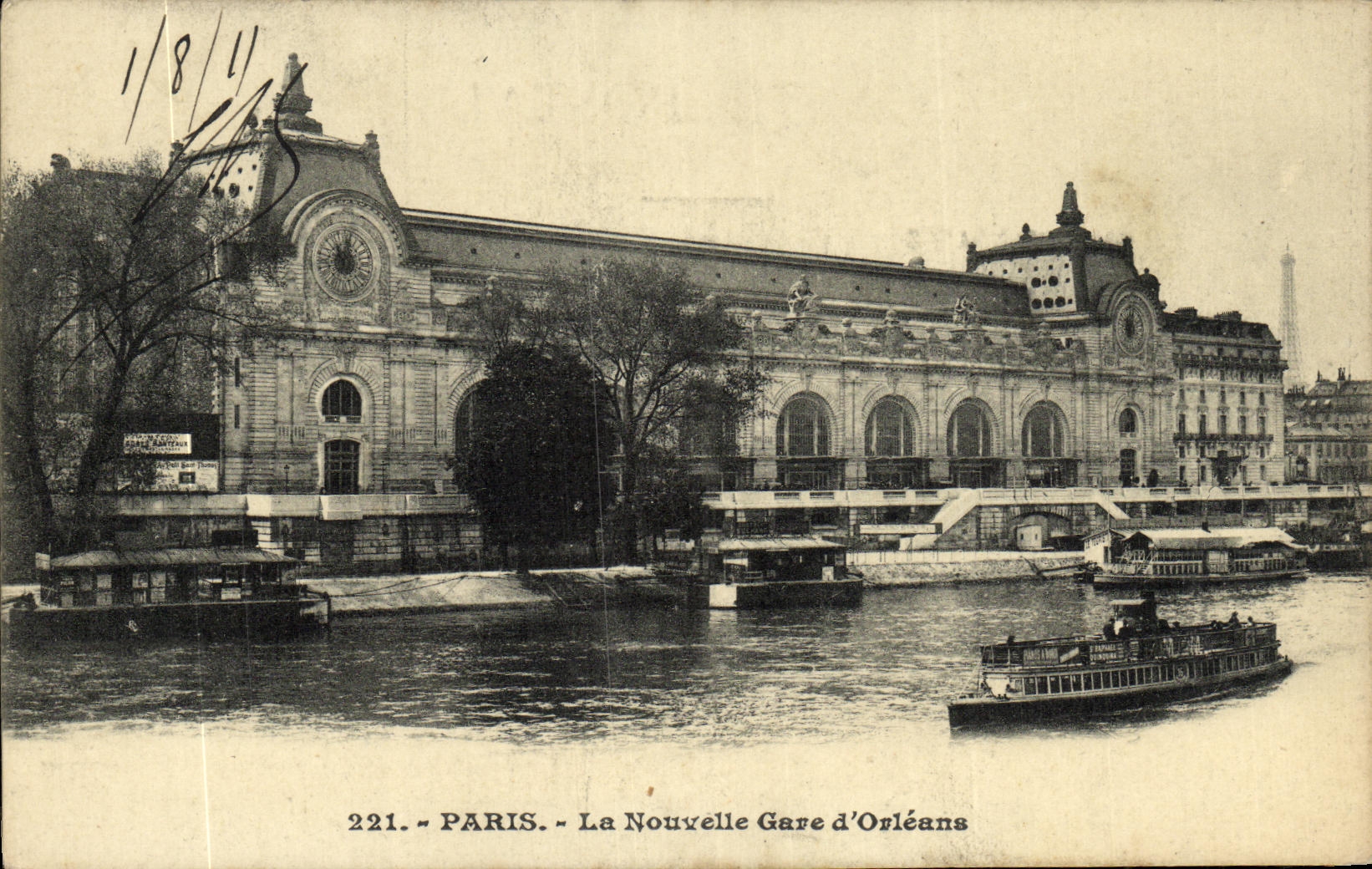 CPA Paris La Nouvelle Gare d Orleans