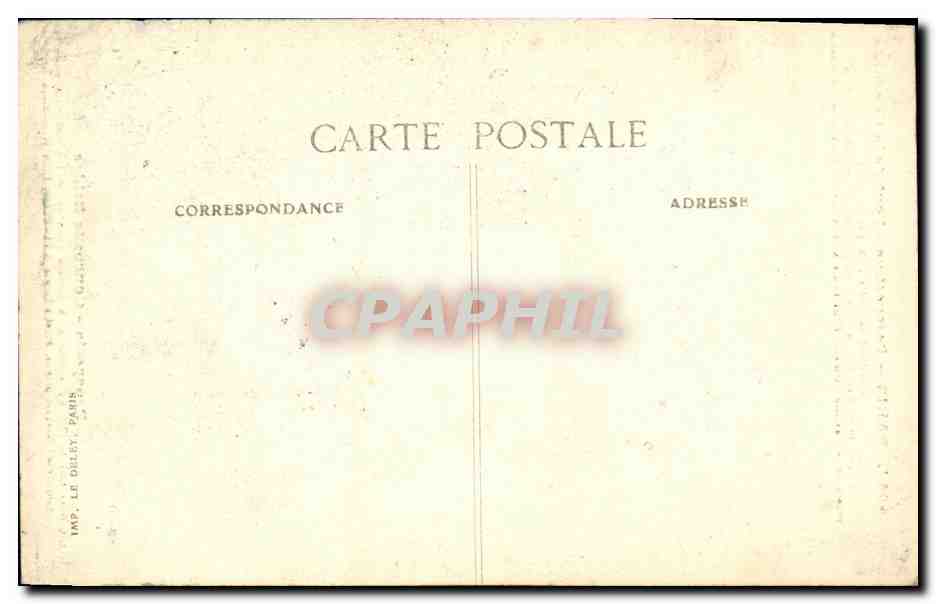 CPA Paris Perspective Pont de la Concorde — Rückseite