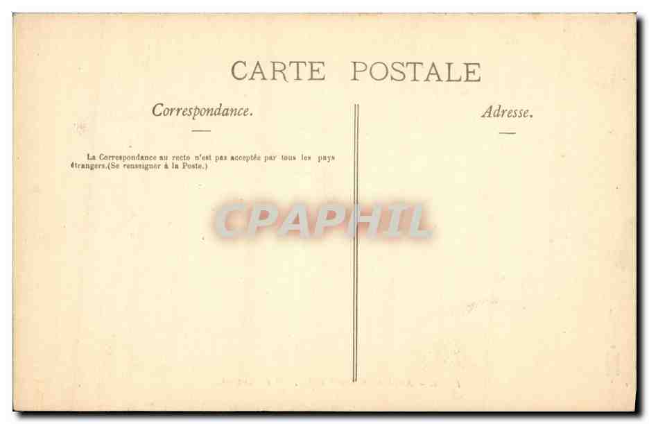 CPA Paris Au Jardin des Plantes La Panthere — Rückseite