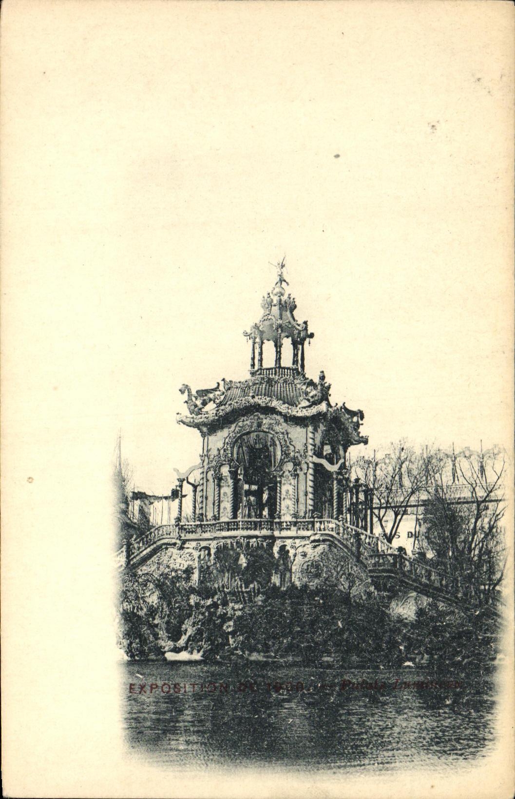 Weltausstellung 1889 — Pavillon der Ausstellung, Paris — Verlag: Paris, Chanoine
